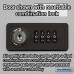 Salsbury Cell Phone Storage Locker - with Front Access Panel - 5 Door High Unit (5 Inch Deep Compartments) - 15 A Doors (14 usable) - Aluminum - Recessed Mounted - Resettable Combination Locks  19155-15ARC